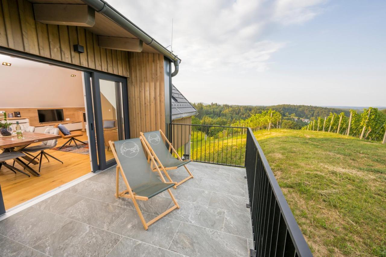 Weinzeit Chalets Gamlitz Bagian luar foto