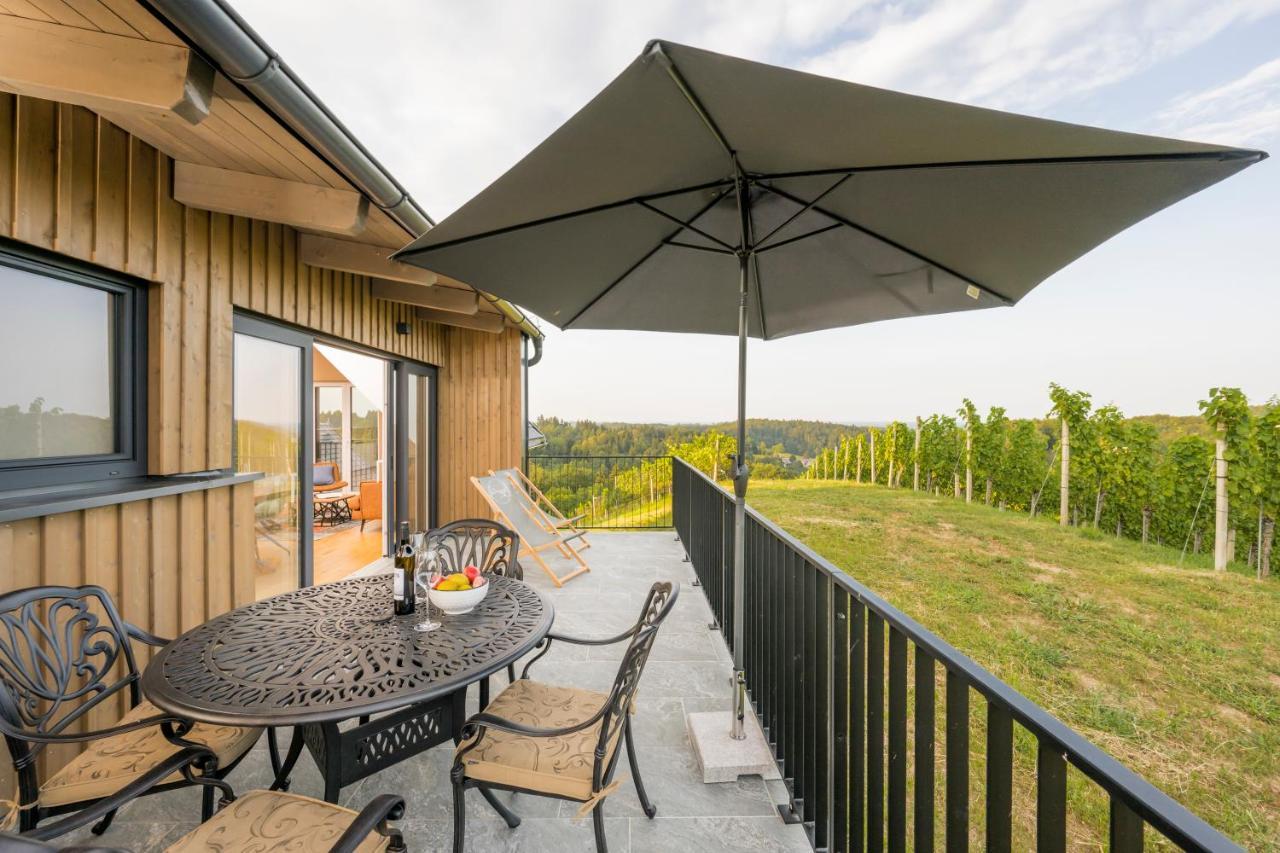 Weinzeit Chalets Gamlitz Bagian luar foto