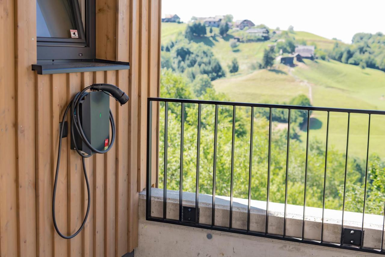 Weinzeit Chalets Gamlitz Bagian luar foto
