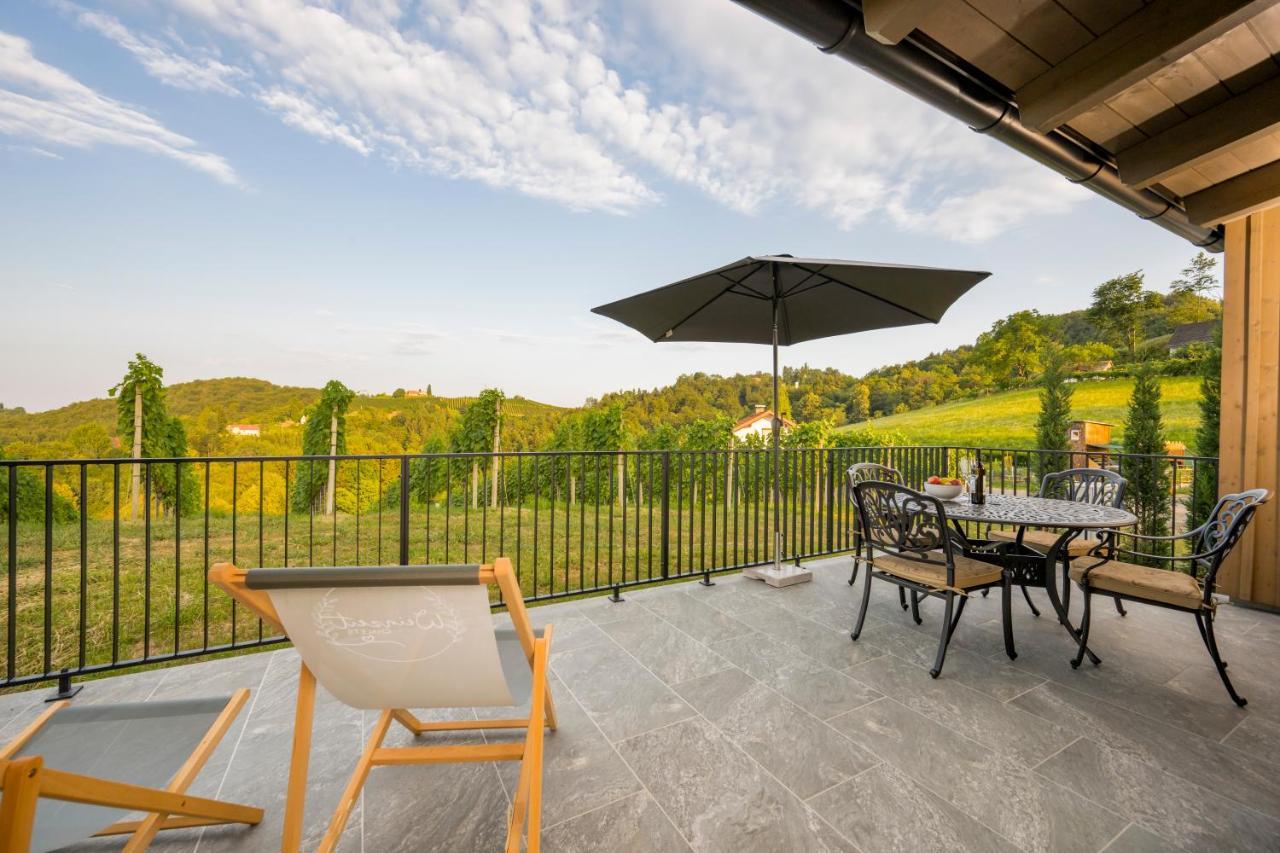 Weinzeit Chalets Gamlitz Bagian luar foto